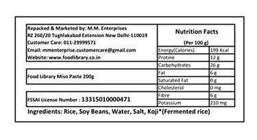 Food Library The Magic of Nature Miso Paste, 200g